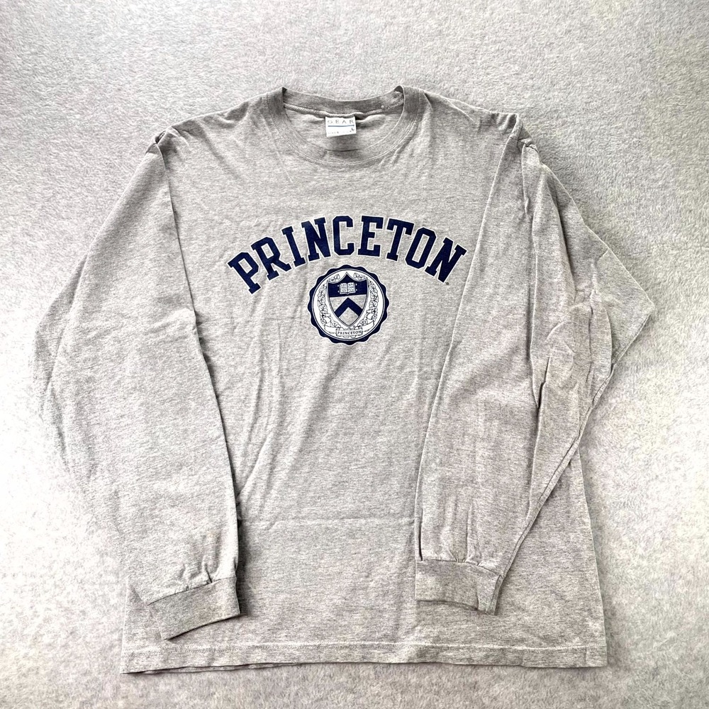 Vintage Gear For Sports Princeton University Shirt Mens Large Heather Gray